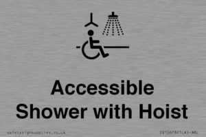 Accessible Shower with Hoist